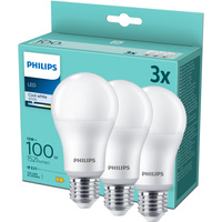 3x LED žárovka E27 A67 13W = 100W 1521lm 4000K Neutrální bila PHILIPS