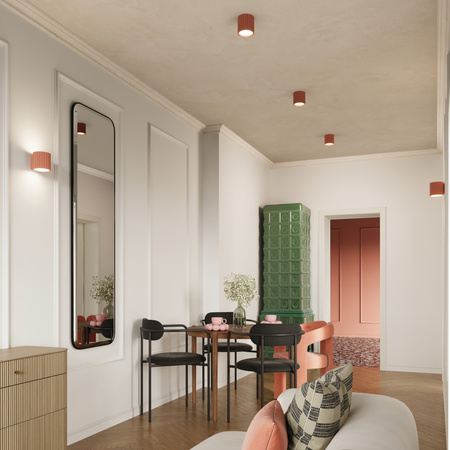 Povrchová montáž GU10 Aluminum Peach Aura Deep Space SL.1824 Sollux