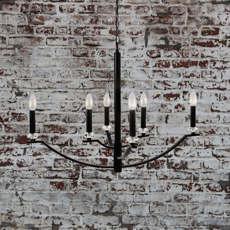 HIMS Lustrové závěsné stropní svítidlo 6xE14 120cm - GOLDLUX (Polux)