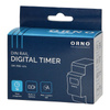 Časovač zapnutí/vypnutí LCD 16 programů 2 moduly DIN ORNO