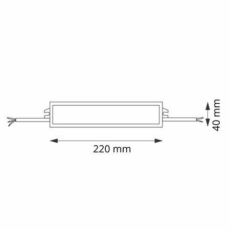 Externí napájecí zdroj pro LED pásky 12V 100W IP67 Sanico Goldlux
