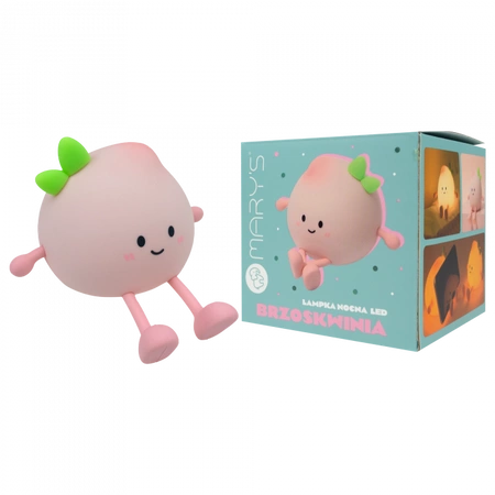 MARY'S DĚTSKÉ NOČNÍ SVĚTLO LED 2,5W 3000K teplá bílá dobíjecí 600mAh Růžové BRUSSWIN