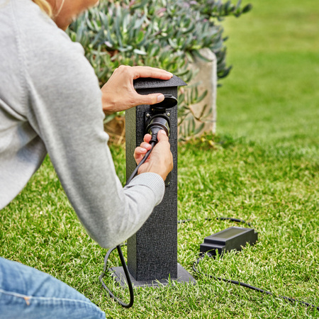 Základní sada PEDESTAL GardenLink svítidel 3x6W 12V 2700K IP44 Antracit PHILIPS