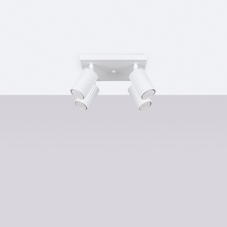 Bodové reflektorové stropní svítidlo Tuba 4x GU10 White Carbon Deep Space SL.1545 Sollux