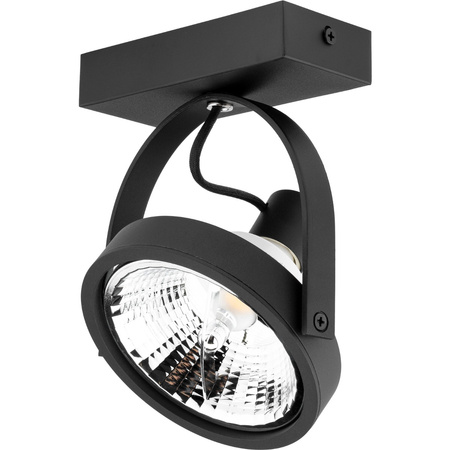 Stropní svítidlo Nástěnné svítidlo LEON ES111 Pohyblivé černé