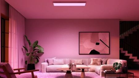 LED panel Povrchové stropní svítidlo 120x30 cm 60W 4150lm IP20 Bílá a barevná Ambiance RGB + TW White Smart SMART Zigbee Bluetooth Surimu Philips HUE