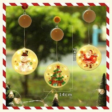 LED přívěsek se sněhulákem 3xAAA 14cm 2700K Vánoční LVT