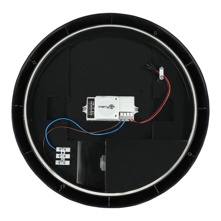 Stropní svítidlo LED Plafond 12W 3000K 840lm IP66 kulaté s mikrovlnným senzorem černé VT-8008 V-TAC