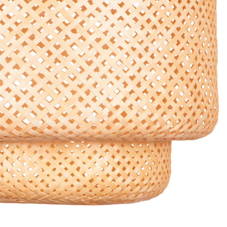 Stropní závěsné svítidlo E27 Beige BAMBOO NATURAL Sanico Goldlux