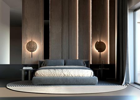 Nástěnné svítidlo Povrchová montáž 2x GX53 Hnědá Moderní SUNSET B 7655 Nowodvorski