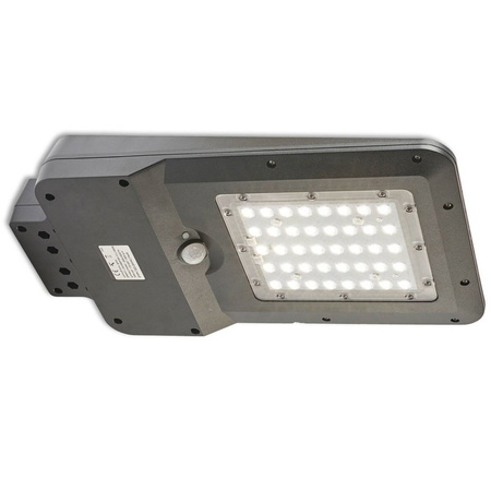 Zahradní LED solární pouliční lampa 15W 4000K 1600lm STREET pohybový senzor Kobi