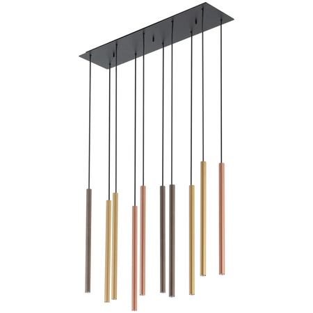 Závěsné stropní svítidlo 10x G9 zlaté Moderní LASER 490 10705 Nowodvorski