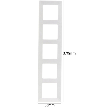 Pětinásobný rámeček pro vypínače a zásuvky. bílý LEGRAND VALENA LIFE