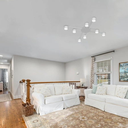 Stropní lustr 8x GX53 LED bílý Moderní Videx