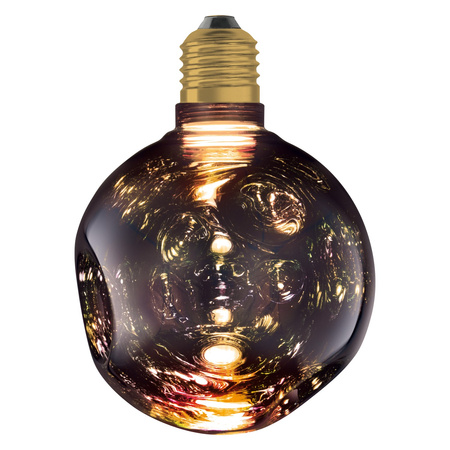 LED žárovka E27 Sphere 3,5W 300lm 2700K teplá bílá Decorative Black ELECTRO GLASS SMALL Osram