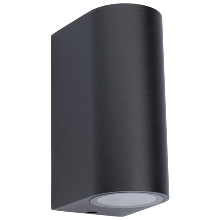 Zahradní nástěnná lampa 2x GU10, Černá ALLIUM LUMILED