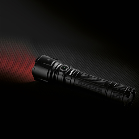 LED přenosná taktická svítilna 20 W 3600 lm 5000 K vyhledávací světlo 8 provozních režimů VLF-A376 Videx