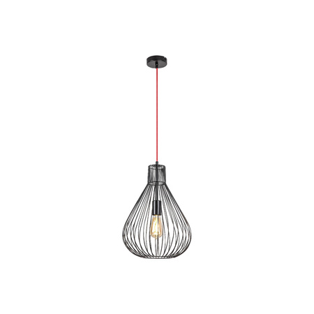 Stropní závěsné svítidlo E27 Black Industrial Zille Rabalux