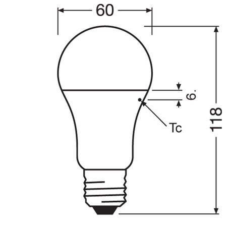 LED žárovka E27 A60 13W = 100W 1521lm 4000K neutrální bílá 180° Ledvance