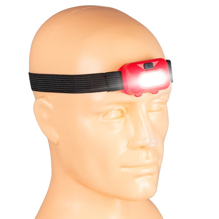 Bateriový červený světlomet COB IP44 150lm VA0118 Vayox