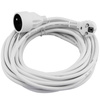 Napájecí prodlužovací kabel zástrčka-zásuvka s uzemněním 10m 3x1.5mm 16A Bílá ECOLIGHT