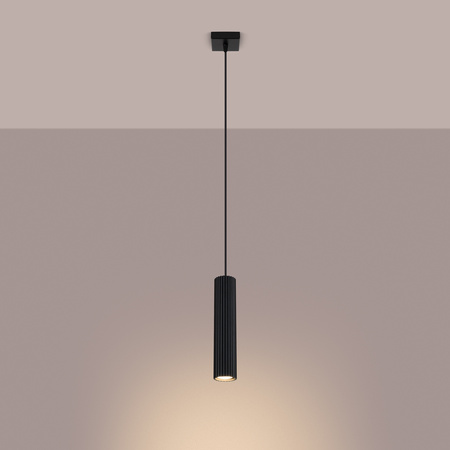 Stropní závěsné svítidlo Tuba Spot GU10 Black Carbon Deep Space SL.1573 Sollux