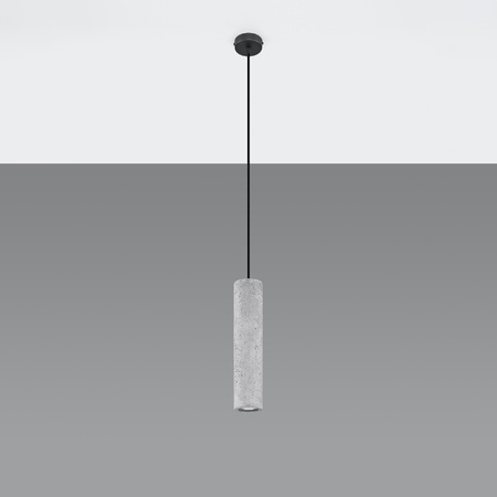 LUVO 1 GU10 Loft Závěsné stropní svítidlo černošedé SOLLUX