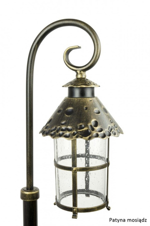 Venkovní zahradní lampa LANTERN E27 Toledo K 5002/3/R 86cm černá Su-Ma