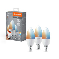 LED svíčka E14 4,9W = 40W 470lm CCT Stmívatelná SMART+ WiFi svíčka Ledvance žárovka