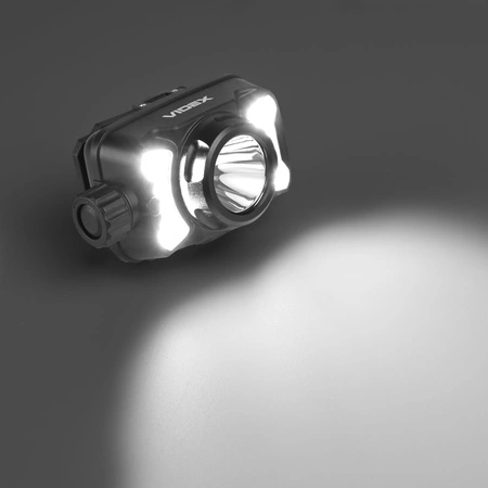 Dobíjecí LED čelovka 5W 700lm 8 režimů USB-C Vodotěsný IP55 Videx