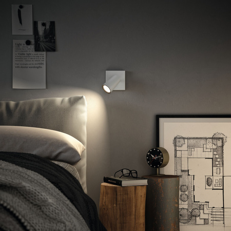 LED stropní svítidlo PAISLEY GU10 Reflektor pohyblivé svítidlo Bílá PHILIPS