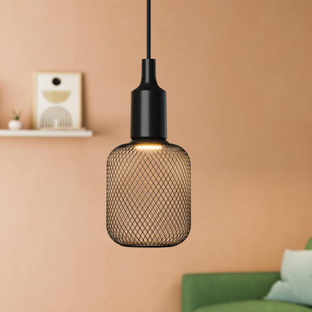 E27 závěsné stropní svítidlo černé Vintage 1906 kyvadlo Ledvance