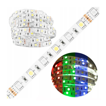 RGB LED pásek 12V 150LED 10mm IP20 5m