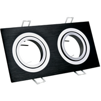 Stropní svítidlo DOUBLE SOUTH OPAL GOLDLUX (Polux) ČERNÁ GU10