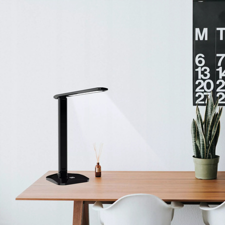 LED noční stolní lampa 9W CCT 3v1 3500-6500K školní USB černá