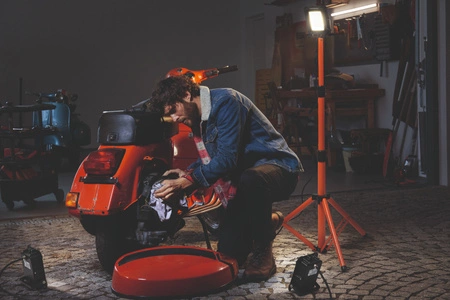 LED Floodlight 40W 3600lm 4000K IP54 On LEDVANCE WORKLIGHT TRIPOD Stojan