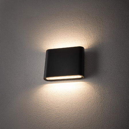 Zahradní lampa Elevation Wall Lamp SEMI LED 6775 IP54 7.2W 3000K grafit Nowodvorski