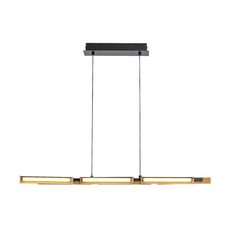 Stropní závěsné svítidlo LED 30W 1570lm 3000K černá Moderní Remiel Rabalux