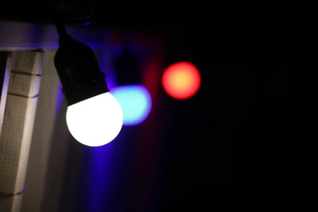 Dekorativní GARDEN GARLAND 5.6m 10xE27 Filament 6W GOLDLUX (Polux)