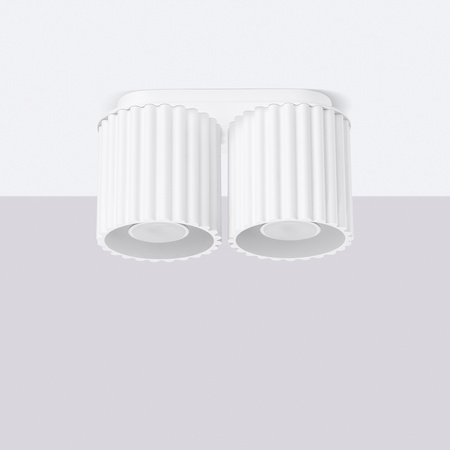 Povrchová montáž 2x GU10 hliníková bílá Aura Deep Space SL.1780 Sollux