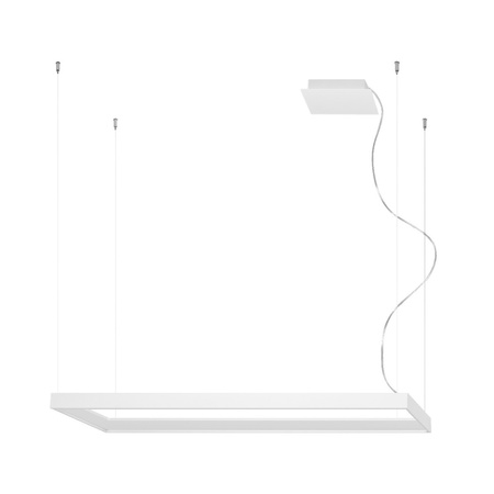 LED závěsné stropní svítidlo TUULA M 50W 4000K Obdélníkový lustr 110x30 bílý SOLLUX