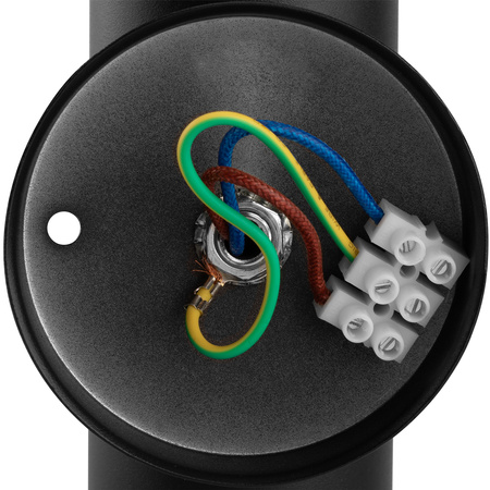 Zahradní nástěnná lampa GU10, IP44 nastavitelné nahoru a dolů Černá ZINNIA LUMILED