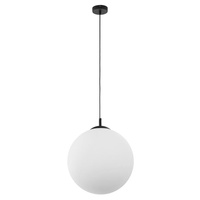 Závěsné stropní svítidlo MAXI s převislým skleněným stínidlem černobílé klasické E27 3477 TK Lighting