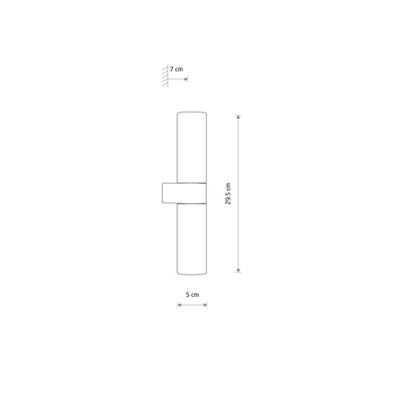 Nástěnné svítidlo Povrchová montáž 2x G9 Gold Koupelna vodotěsná IP44 Moderní NATALIE 10727 Nowodvorski