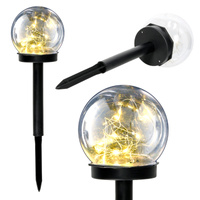 Solární zahradní tyč Venkovní stojící LED 3000K teplá IP44 bílá záře Kobi