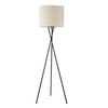 Dekorativní stojací lampa E27 béžová Tekla Sanico Goldlux