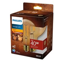 Globe LED žárovka E27 G95 7W = 40W 470lm 1800K Teplá bílá Filament Amber PHILIPS
