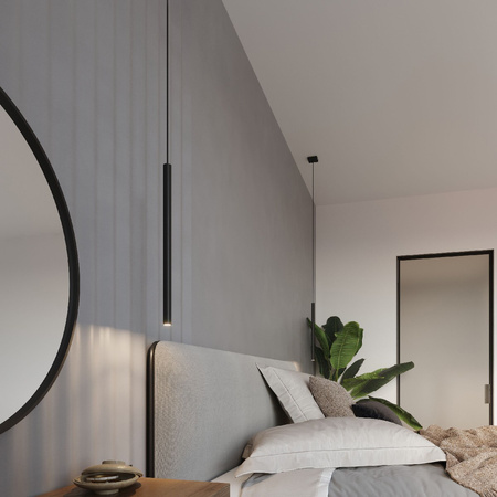 PASTELO 1 G9 Závěsné stropní svítidlo Minimalistické černé SOLLUX