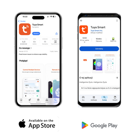 2x WiFi chytrá zásuvka Wattmetr Časovač TUYA SMART NIVO LUMILED