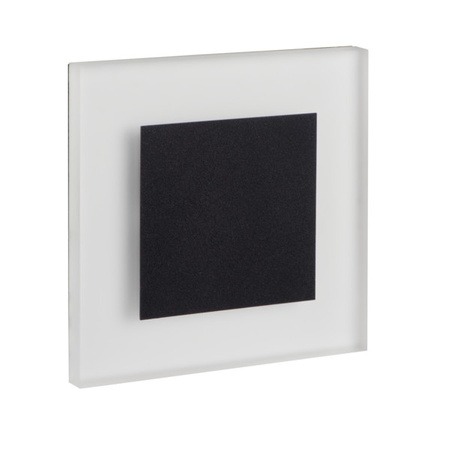 Schodišťové světlo LED 1,3W 14lm 4000K Neutral Square Black Apus Kanlux